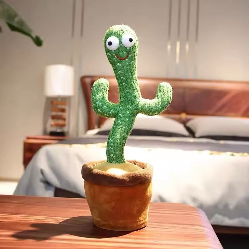 Modèle de batterie de jouet Cactus