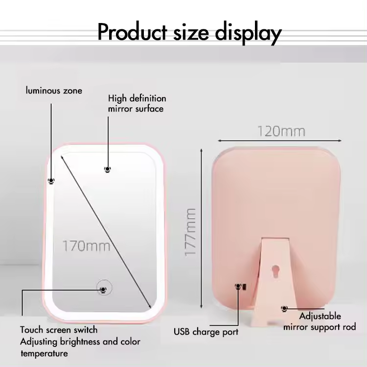 Miroir de maquillage LED