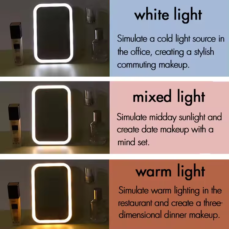 Miroir de maquillage LED
