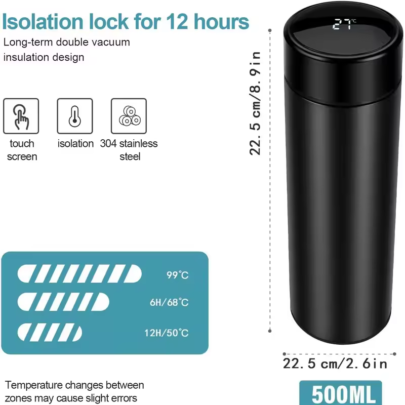 Thermos a Capteur de Temperature(500ml)