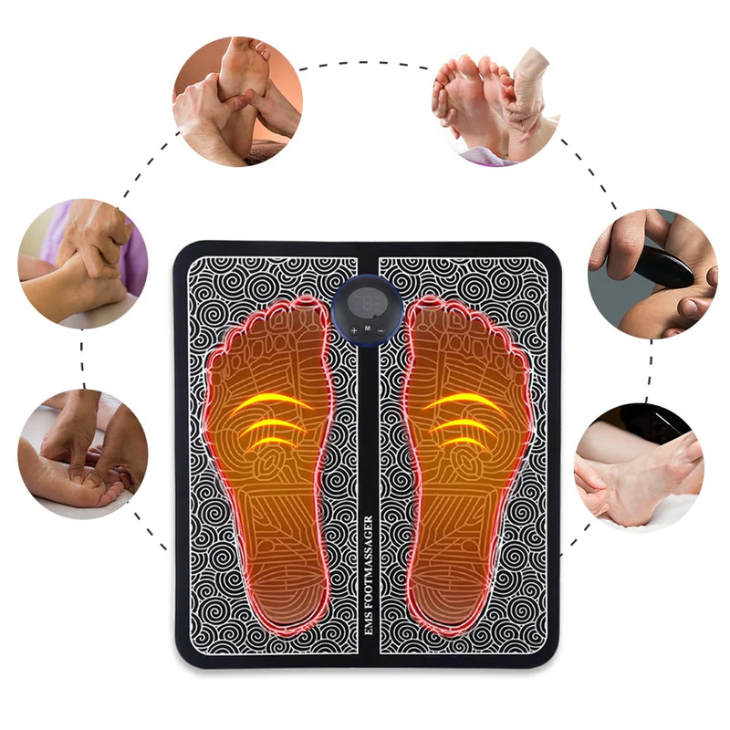 Tapis électrique de massage des pieds