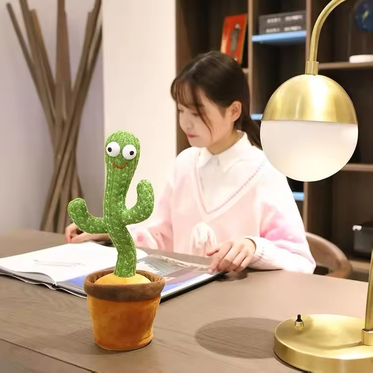Modèle de batterie de jouet Cactus