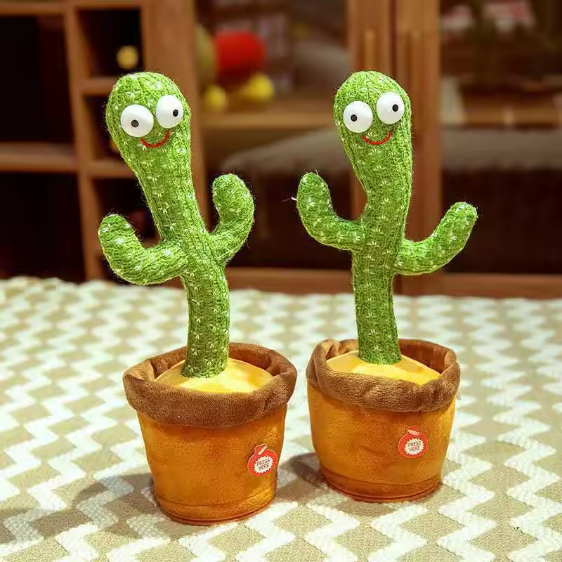 Modèle de batterie de jouet Cactus