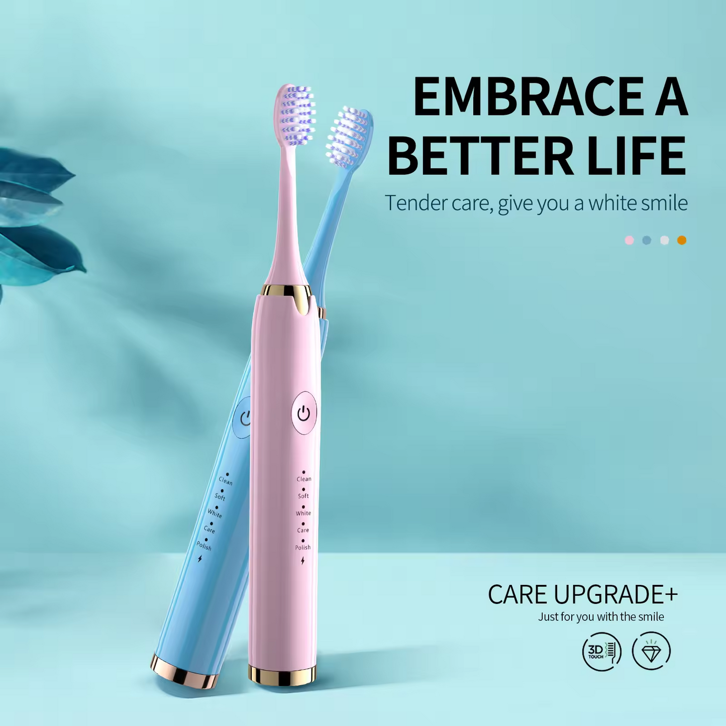Brosse à dents électrique (modèle rechargeable)