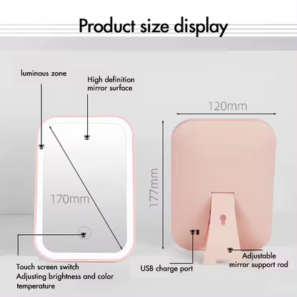 Miroir de maquillage LED